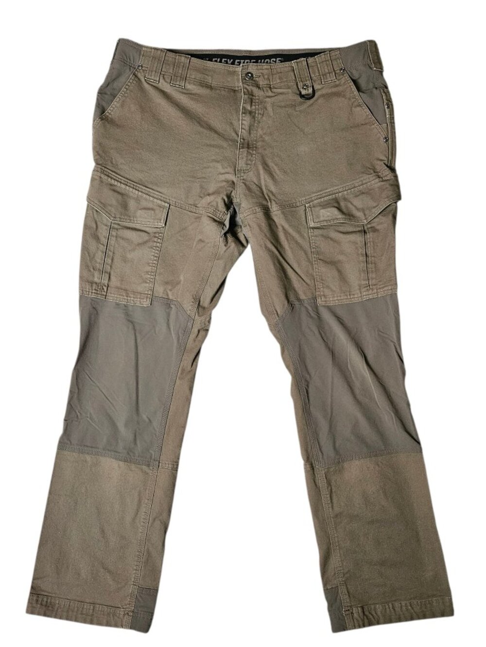 Duluth Men's 40×34 Duluth Flex Fire Hose Powersquat Work Pants Brown Stretch